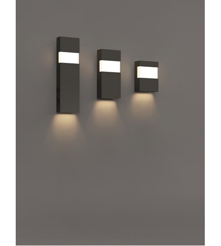 Sonneman 7282.74-WL Band LED 13 inch Textured Gray Indoor-Outdoor Sconce, Inside-Out 7282.74-WL APP 1.jpg